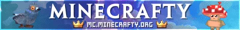 Minecrafty banner