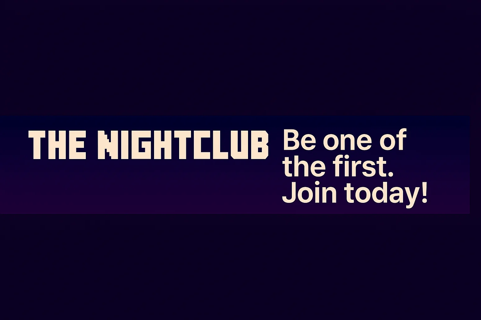 NightClub banner