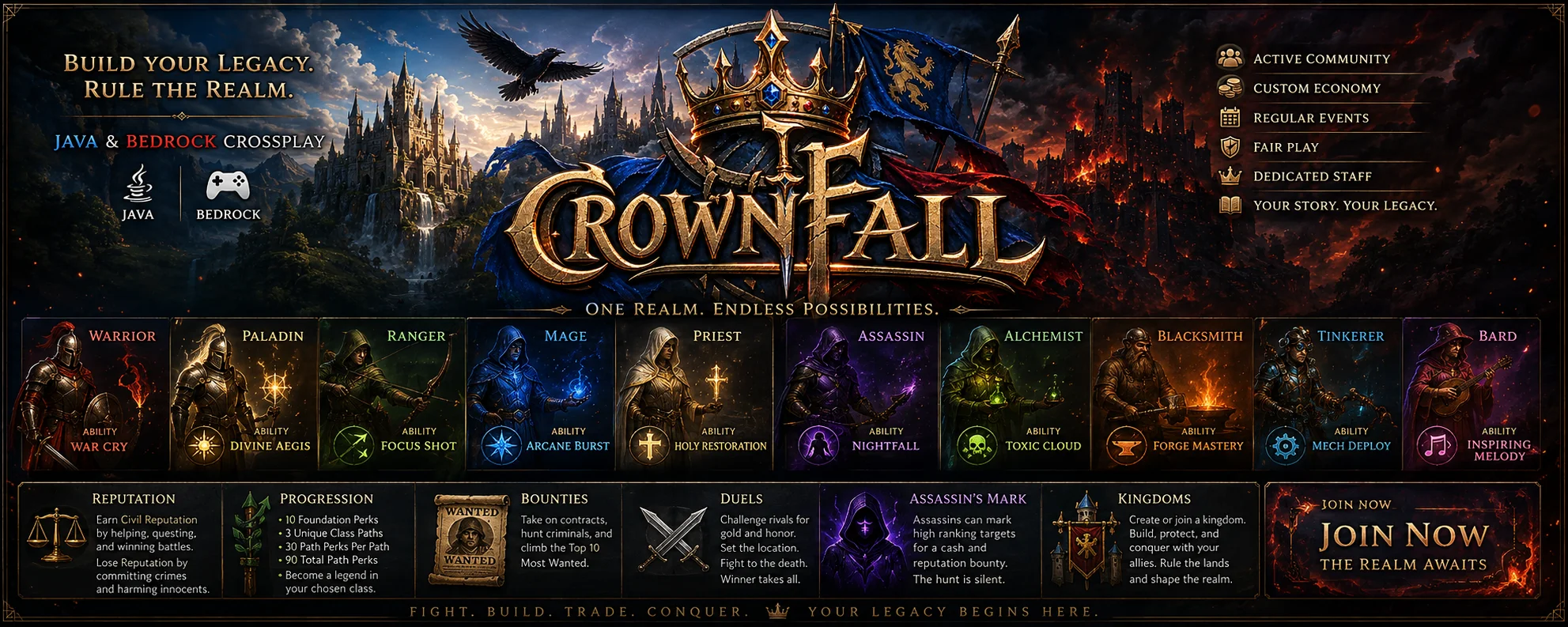 CrownFall banner