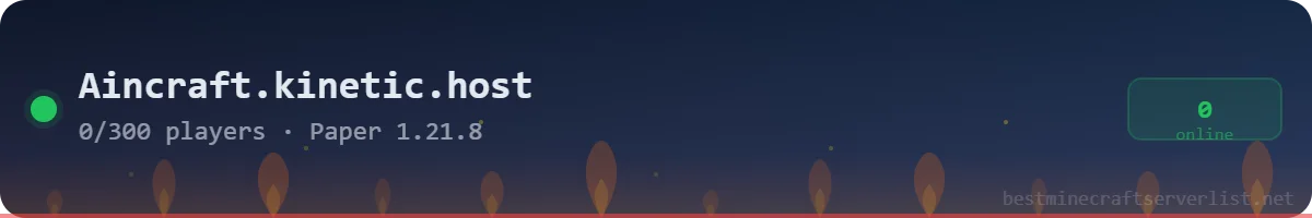 AincraftMC banner