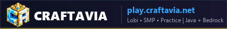 Craftavia Turkish Minecraft Server banner