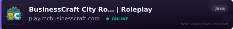 BusinessCraft City Roleplay banner