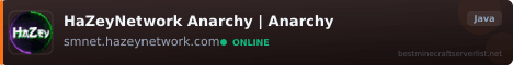 HaZeyNetwork Anarchy banner
