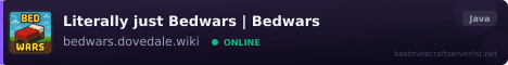 Literally just Bedwars banner