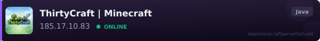 ThirtyCraft banner