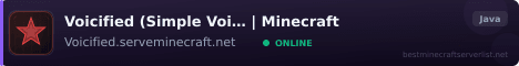 Voicified (Simple Voice Chat + Vanilla) banner