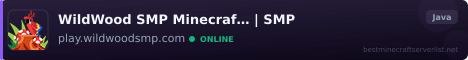 WildWood SMP Minecraft Server banner