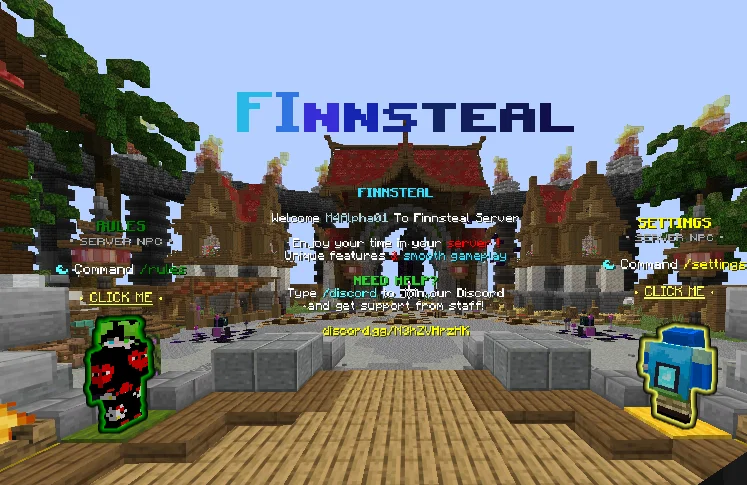 FInnsteal Server IP — Latest Java Minecraft Server | Reviews & Vote